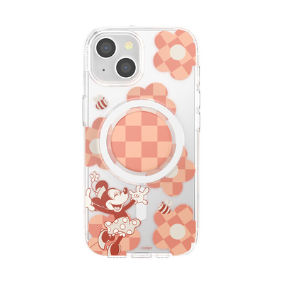 Minnie Checkered Flower — iPhone 15 for MagSafe